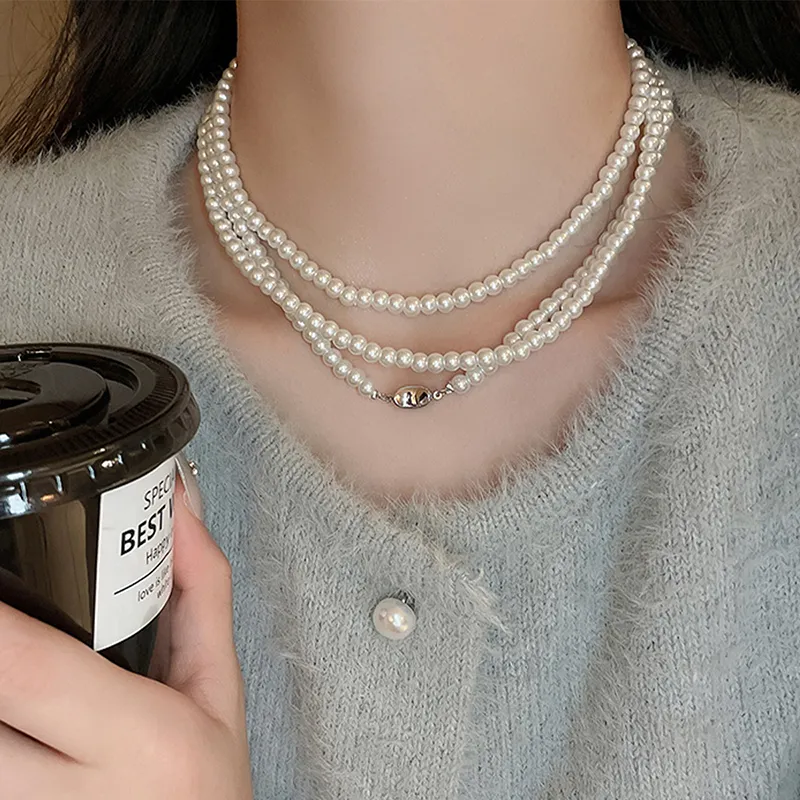 Zoo Jewel Faux Pearl Necklaces Women's-2
