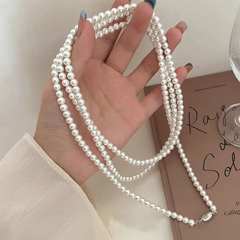 Zoo Jewel Faux Pearl Necklaces Women's-3