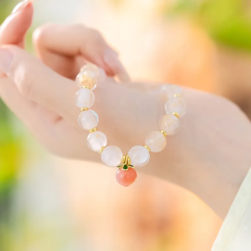 Zoo Jewel Colored Glaze Jade Bracelets Women's-1
