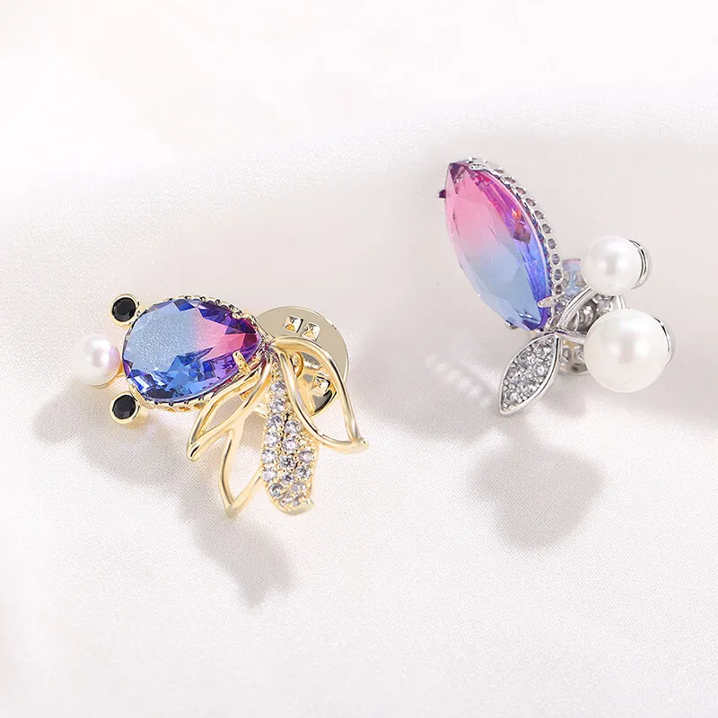 Zoo Jewel Alloy Brooches Women's-2