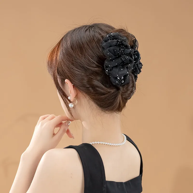 QIMEILA Resin Hair Clips Women's-4