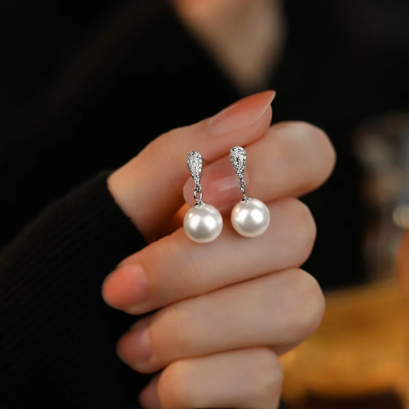 QIMEILA S925 Silver Earrings Women's-2