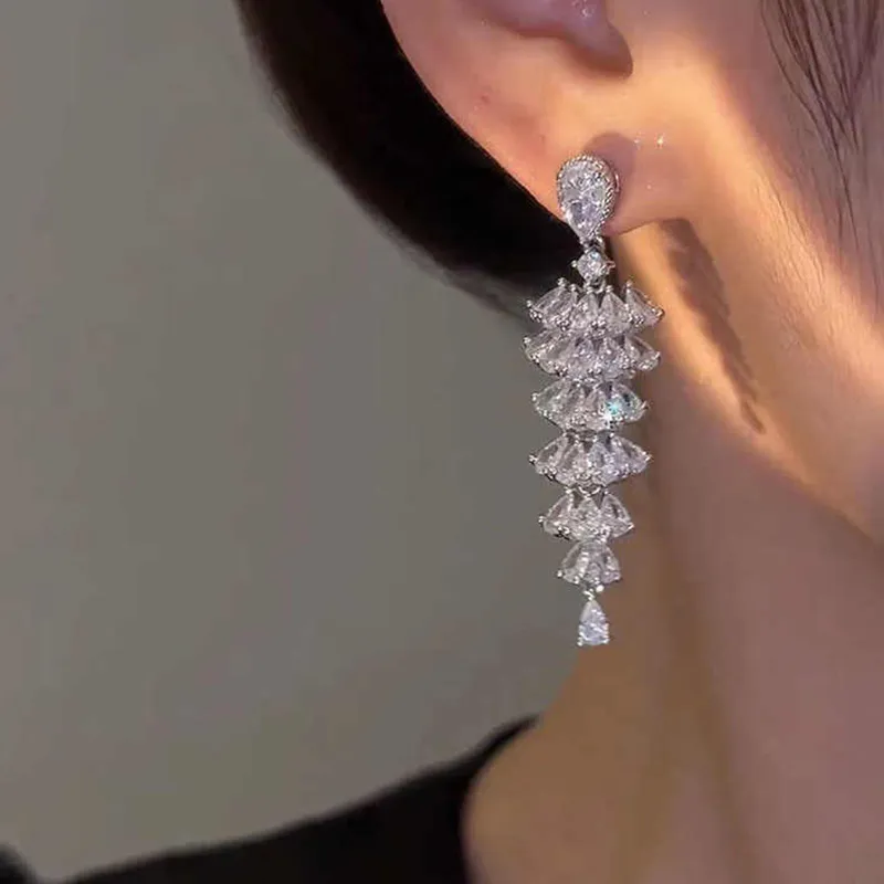 QIMEILA Copper Alloy Earrings Women's-4