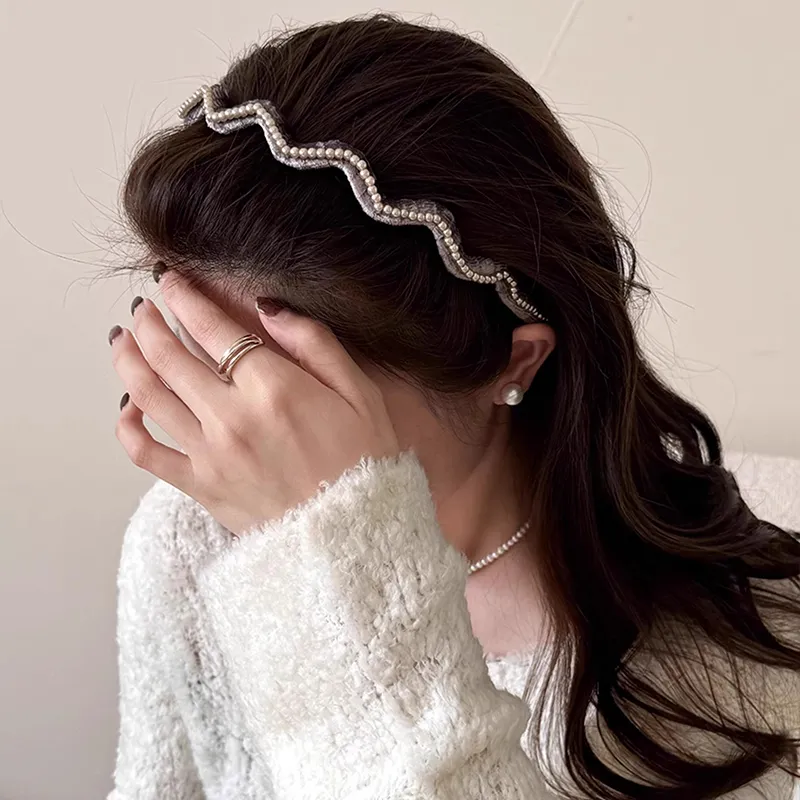 QIMEILA Velour Fabric Headbands Women's-8