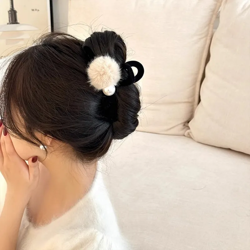 QIMEILA Flock Hair Clips Women's-7