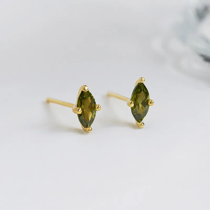 QIMEILA S925 Silver Stud Earrings Women's-4