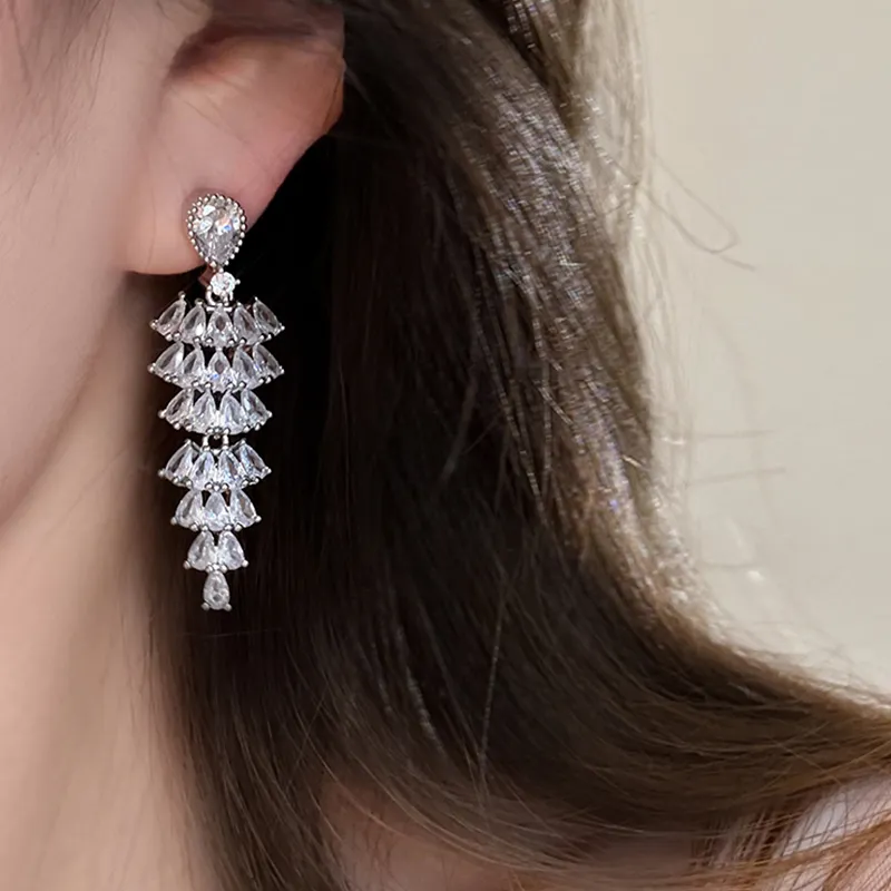 QIMEILA Copper Alloy Earrings Women's-1