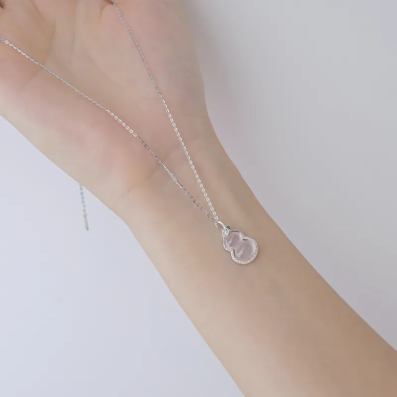 Zoo Jewel Chalcedony Jade Necklaces Women's-3