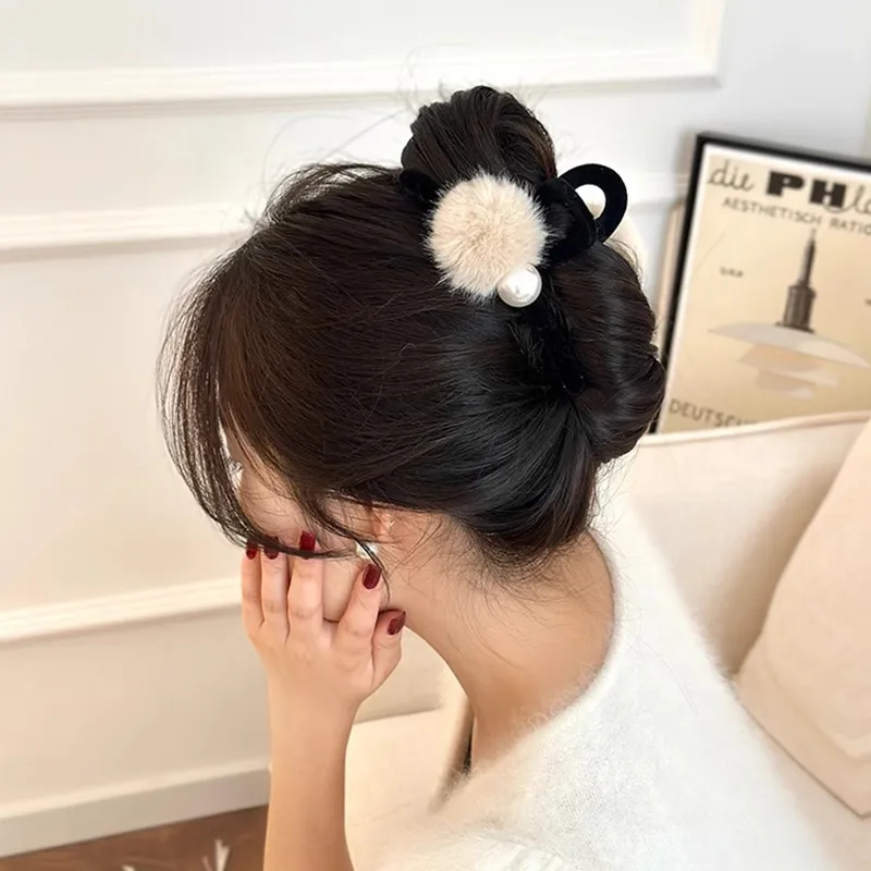 QIMEILA Flock Hair Clips Women's-8