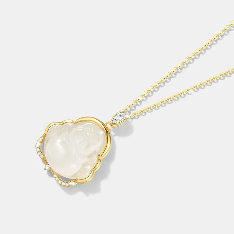 Zoo Jewel Chalcedony Necklaces Women's-4
