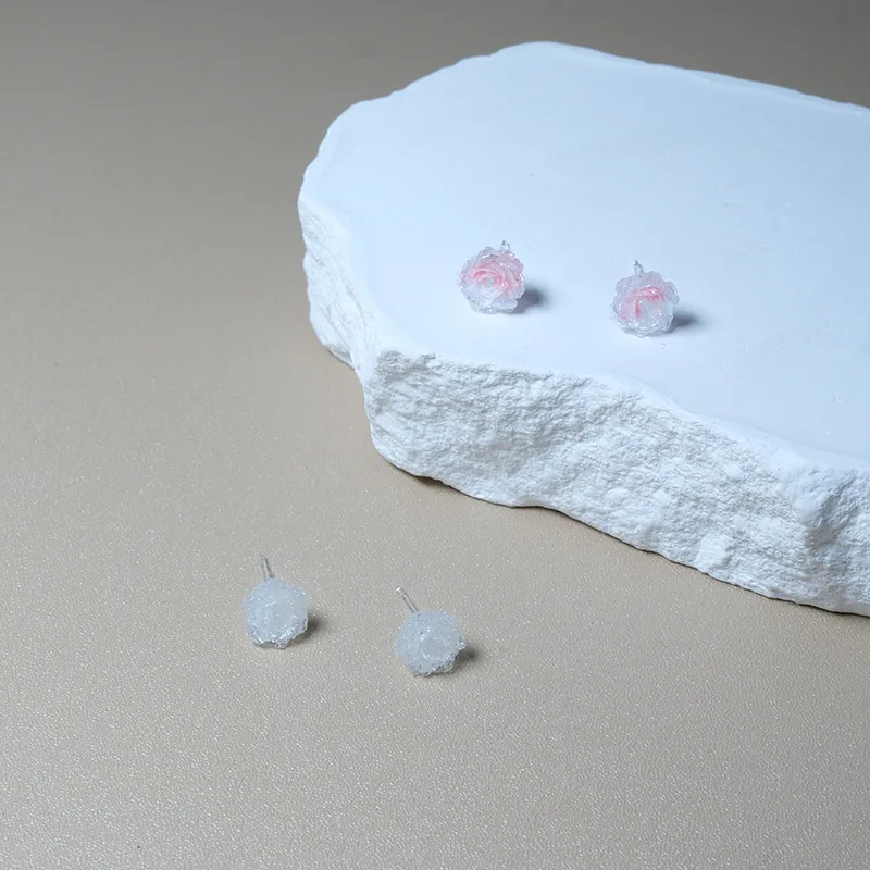 QIMEILA Resin Stud Earrings Women's-1