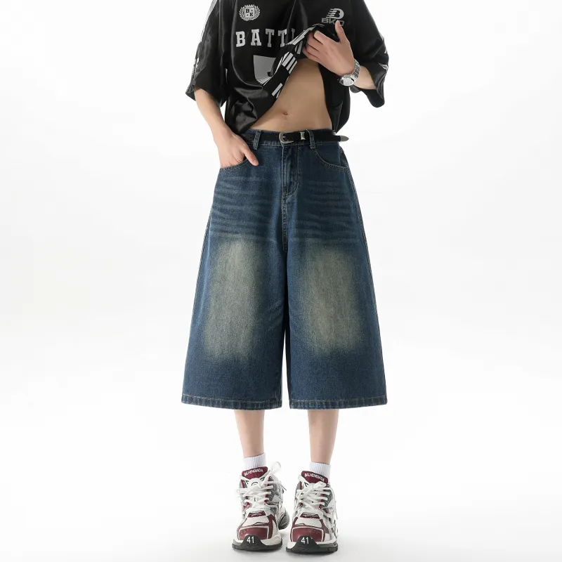 Hotwind Denim Shorts Unisex-2