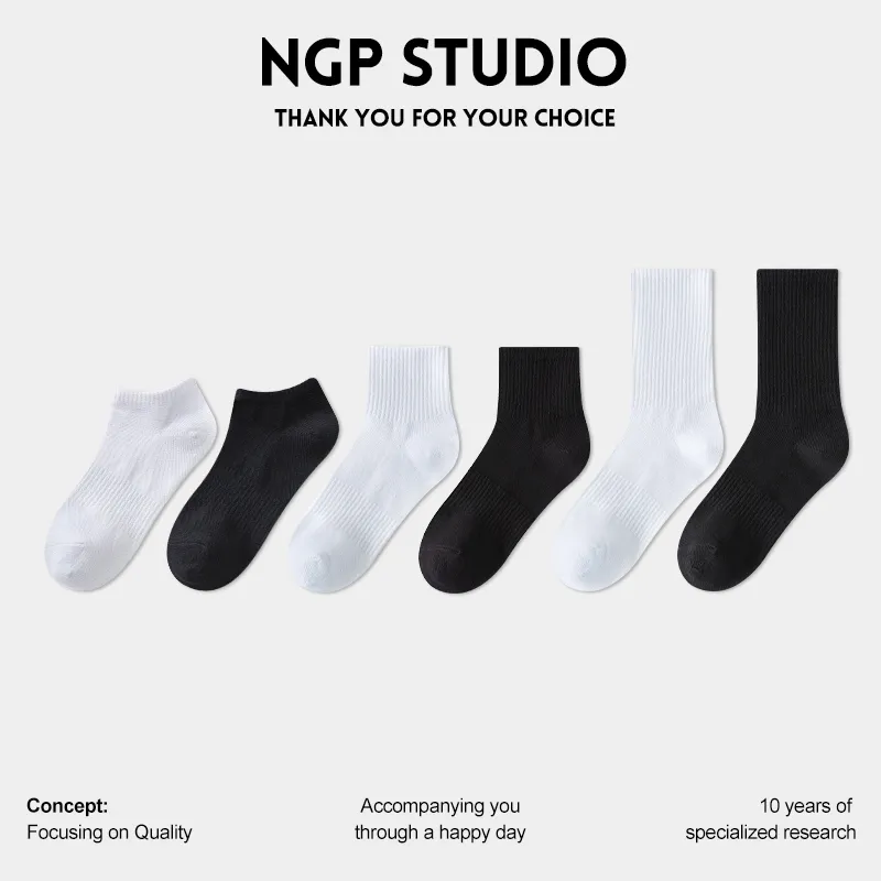 NGP Mid Calf Socks Men's 6 Pack-2