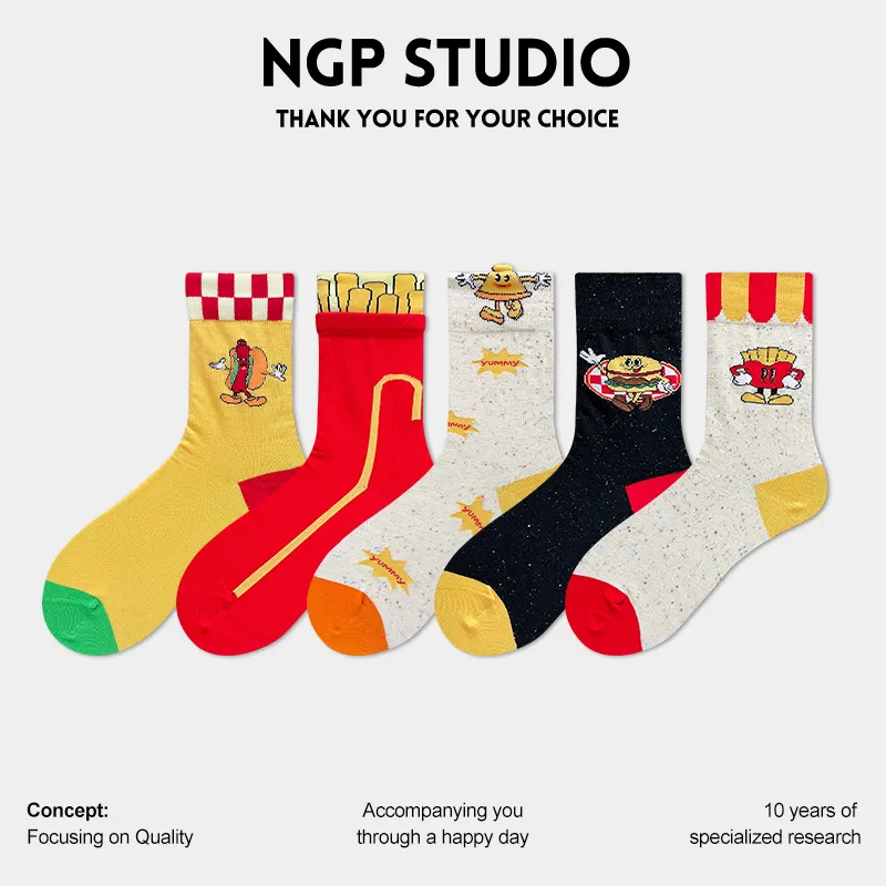 NGP Mid Calf Socks Women's 5 Pack-2