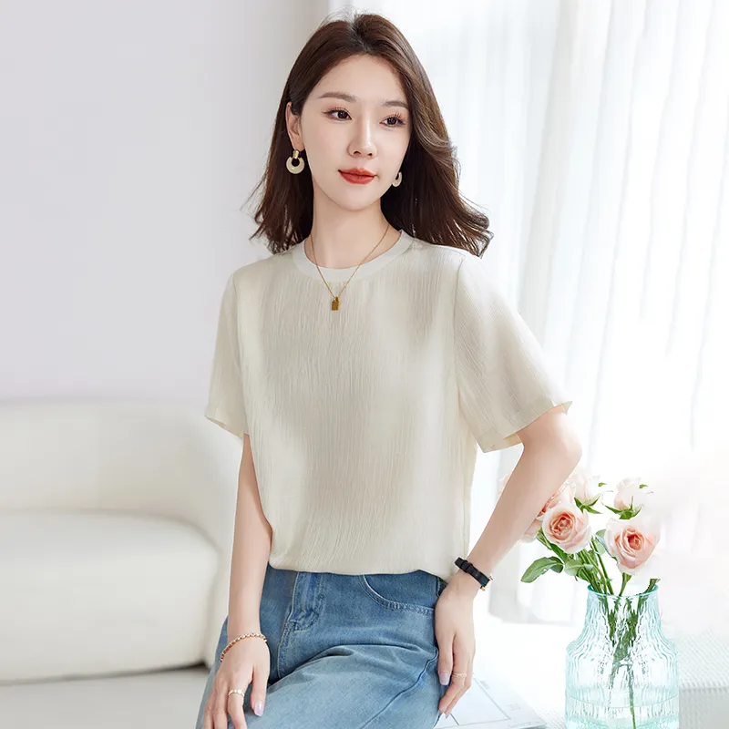 Yi Mengyuan T Shirts Women's Ivory White-2