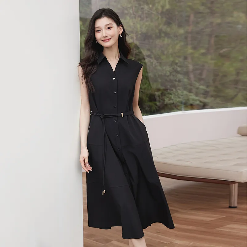 Yi Mengyuan Sleeveless Dress Women's-2