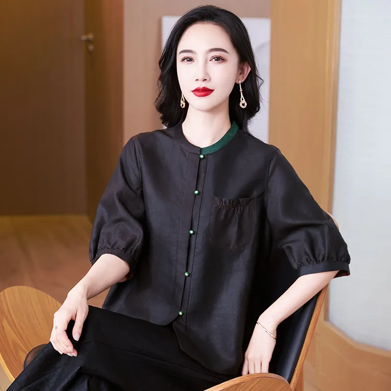 Yi Mengyuan Shirts Women's Image Color-2
