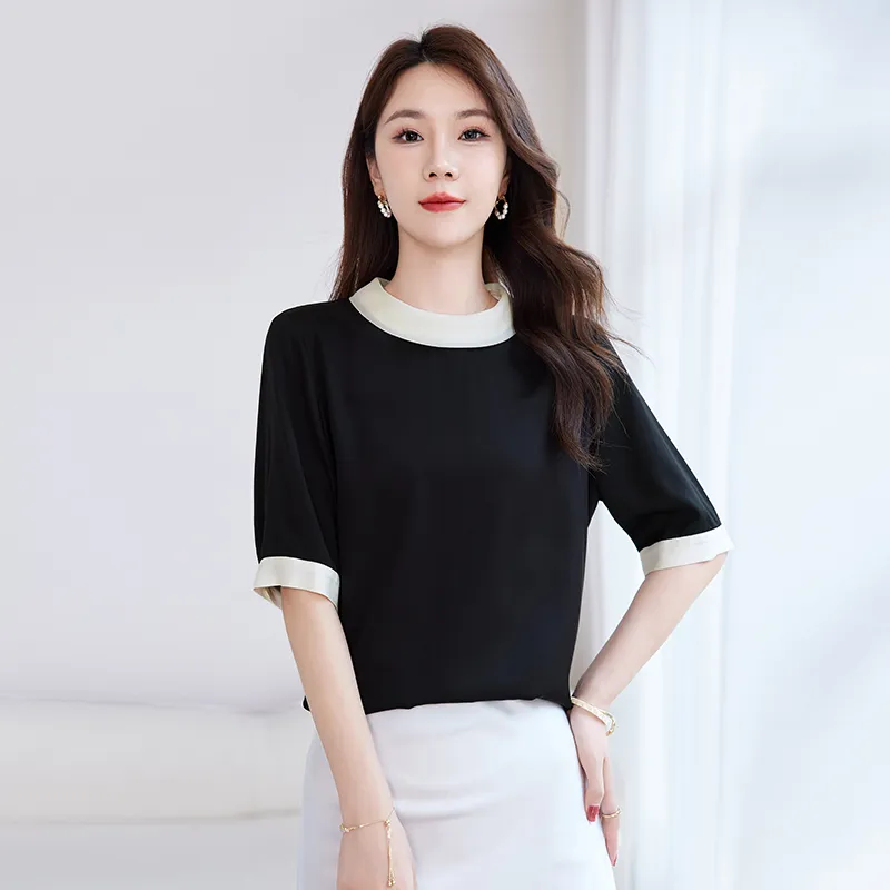 Yi Mengyuan T Shirts Women's Black-2