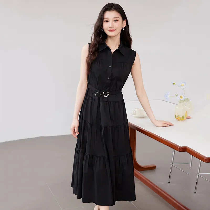 Yi Mengyuan Sleeveless Dress Women's-7