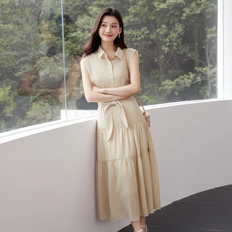 Yi Mengyuan Sleeveless Dress Women's-3