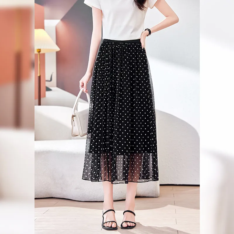 Yi Mengyuan Casual Long Skirt Women's-3