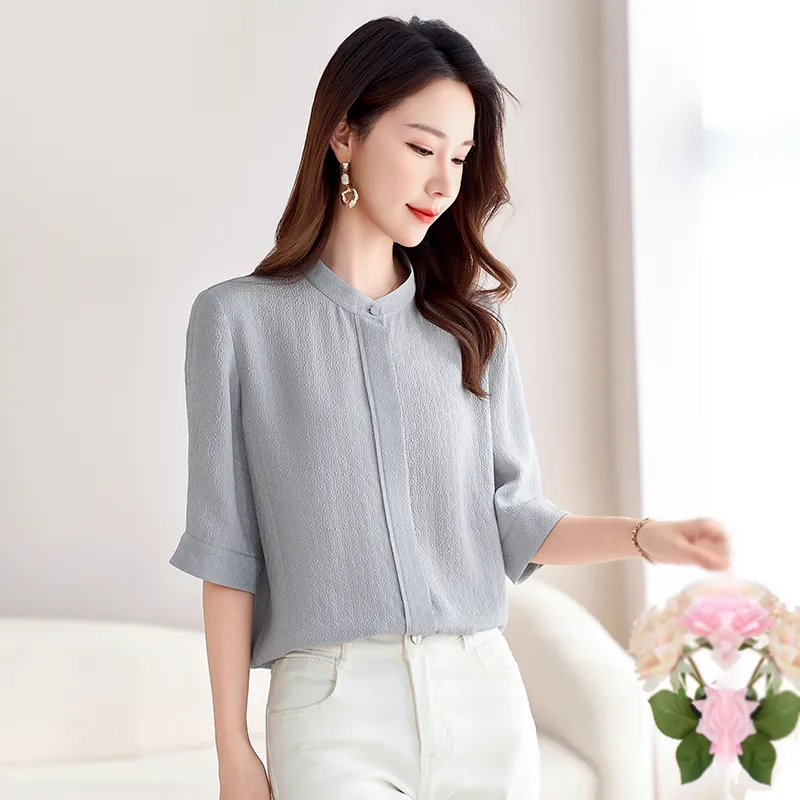 Yi Mengyuan T Shirts Women's Premium Gray-3