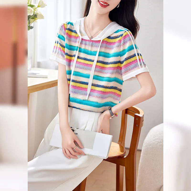 Yi Mengyuan Silk T shirt Women's-2