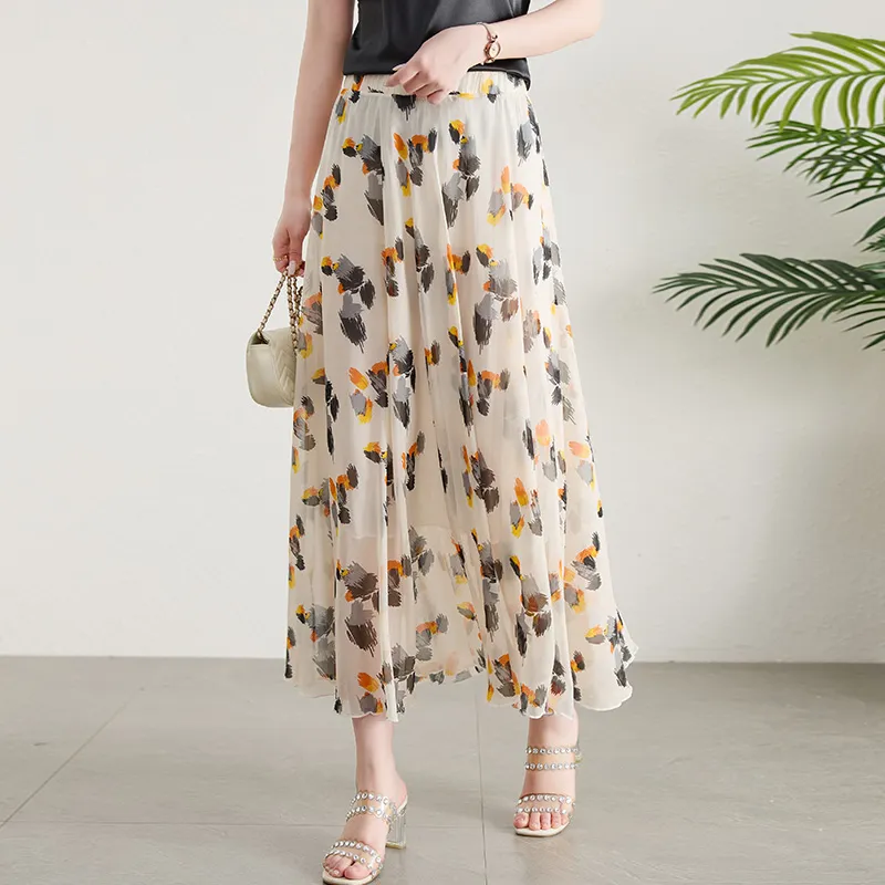 Yi Mengyuan Casual Long Skirt Women's-4