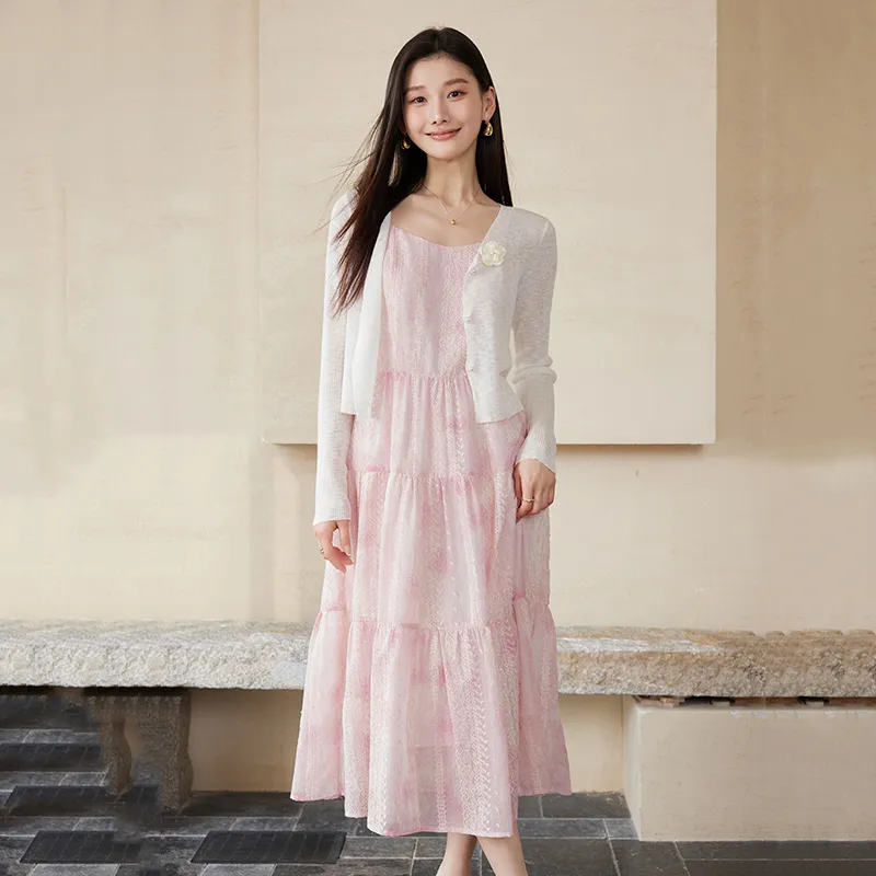 Yi Mengyuan Two Piece Skirt Sets Women's-6