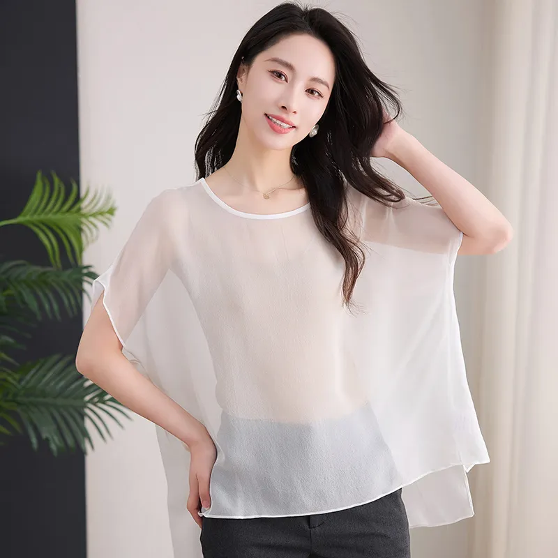 Yi Mengyuan Silk T shirt Women's-2