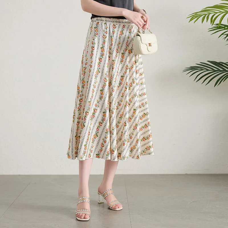 Yi Mengyuan Casual Long Skirt Women's-4