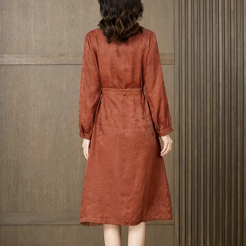Yi Mengyuan Long Sleeved Dress Women's-1