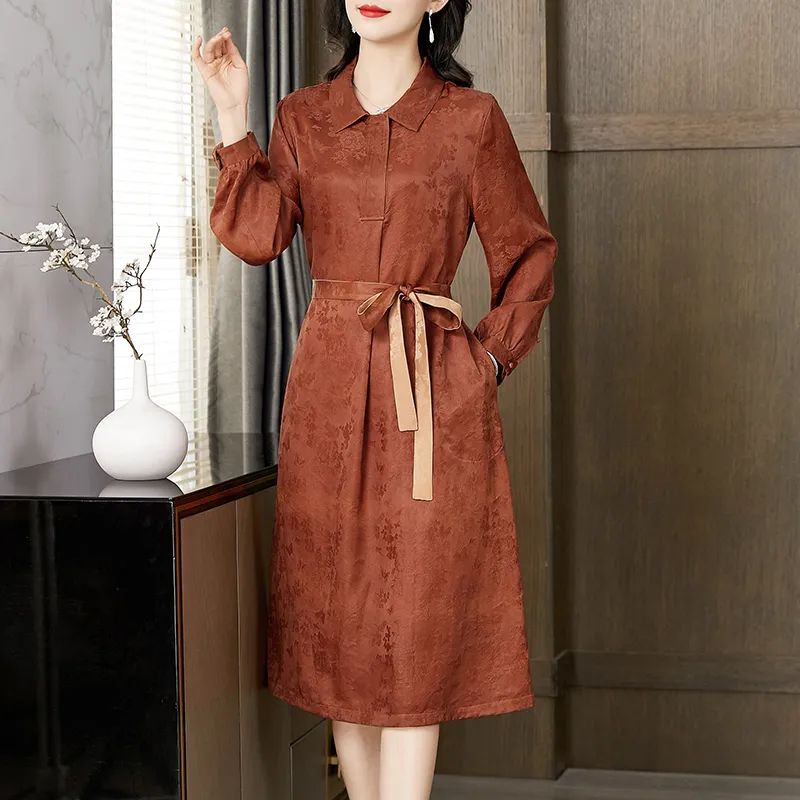 Yi Mengyuan Long Sleeved Dress Women's-2