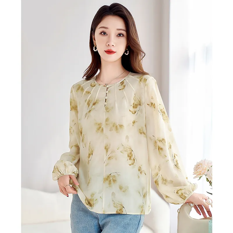 Yi Mengyuan T Shirts Women's Green Khaki-4