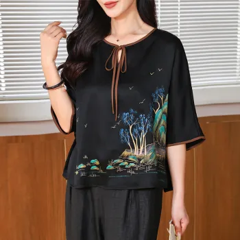 Yi Mengyuan Shirt Women's Black