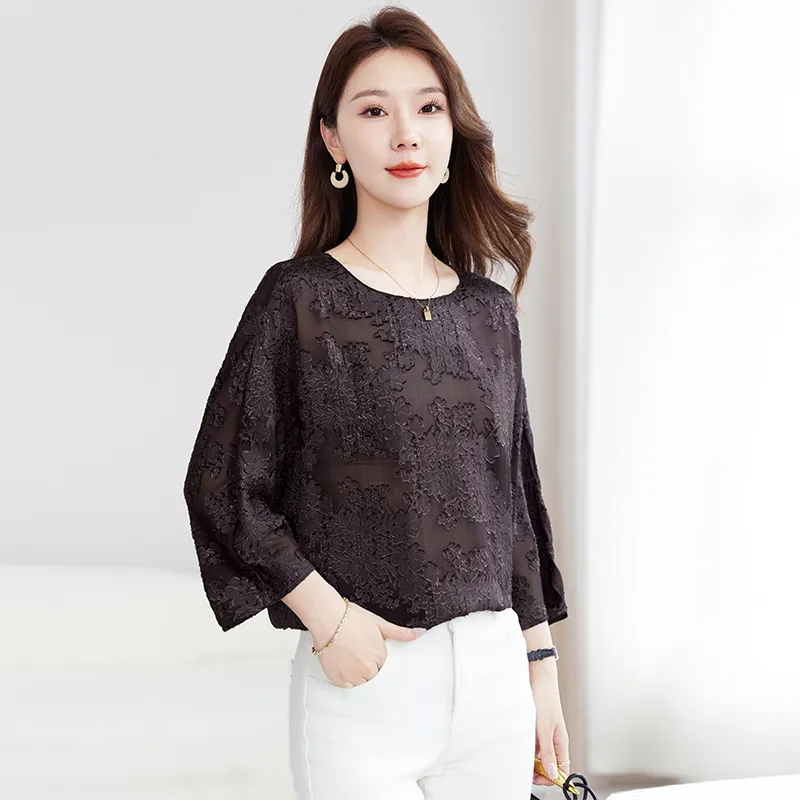 Yi Mengyuan T Shirts Women's Stone Brown-3