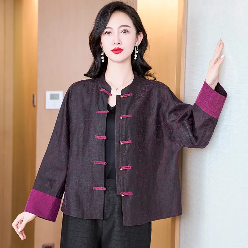 Yi Mengyuan Shirts Women's Purple-2