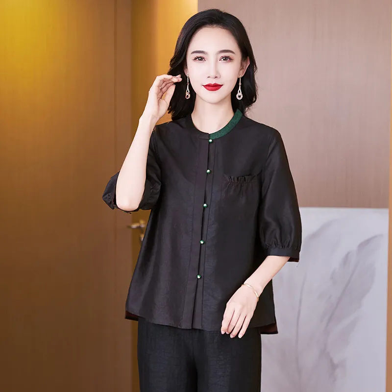 Yi Mengyuan Shirts Women's Image Color-4