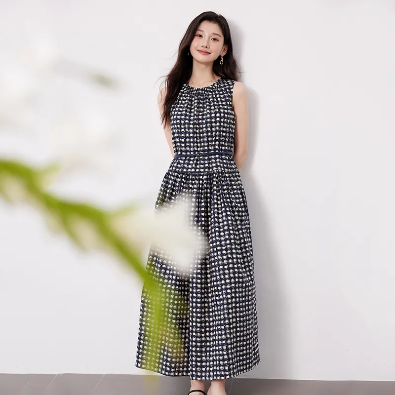 Yi Mengyuan Sleeveless Dress Women's-2