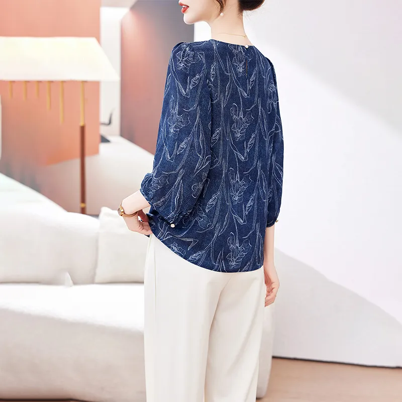 Yi Mengyuan Silk T shirt Women's-1