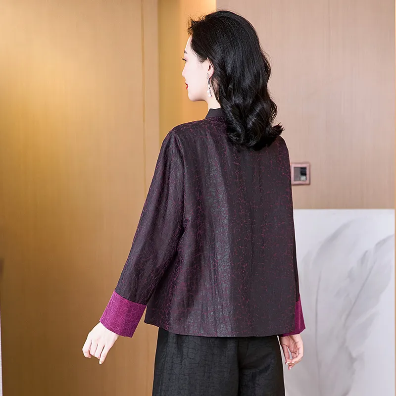 Yi Mengyuan Shirts Women's Purple-1