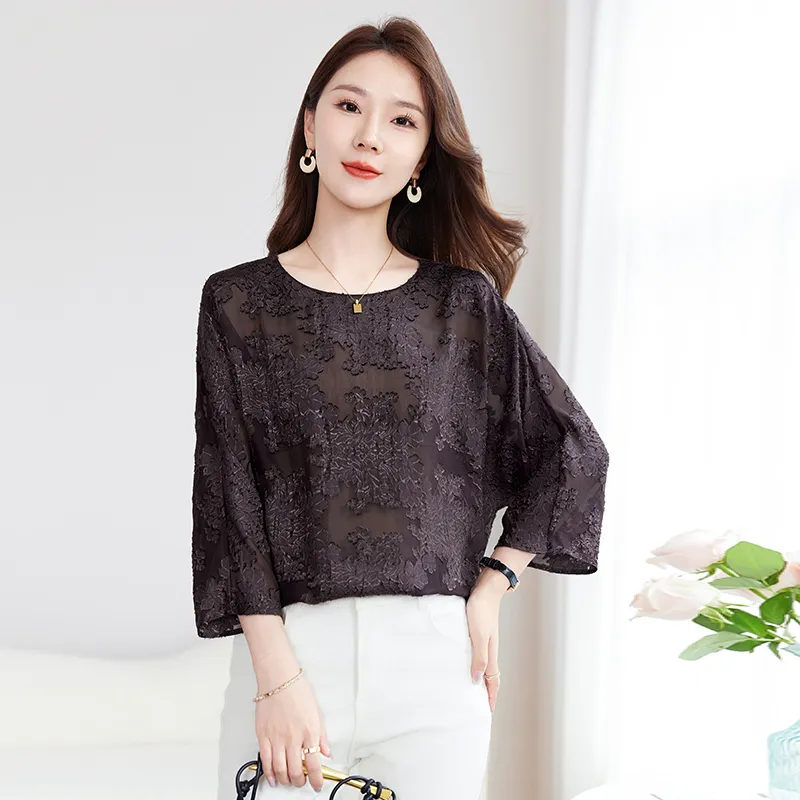 Yi Mengyuan T Shirts Women's Stone Brown-2