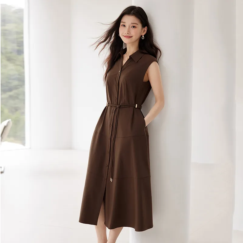 Yi Mengyuan Sleeveless Dress Women's-7