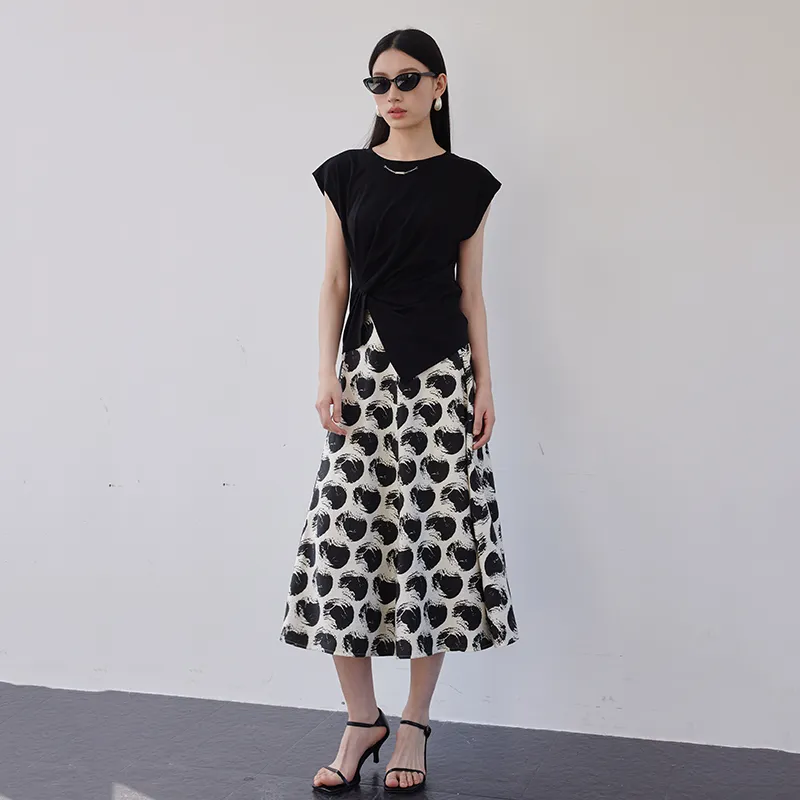 Yi Mengyuan Two Piece Skirt Sets Women's-7
