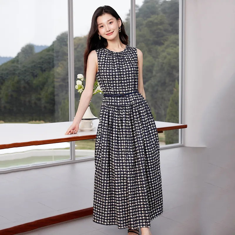 Yi Mengyuan Sleeveless Dress Women's-4