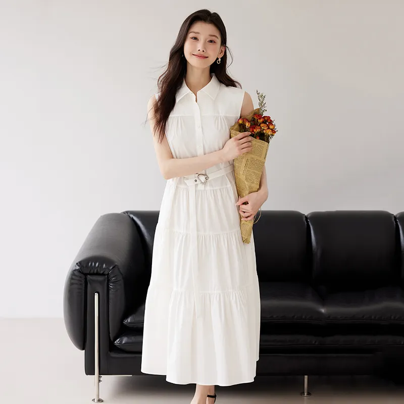Yi Mengyuan Sleeveless Dress Women's-4