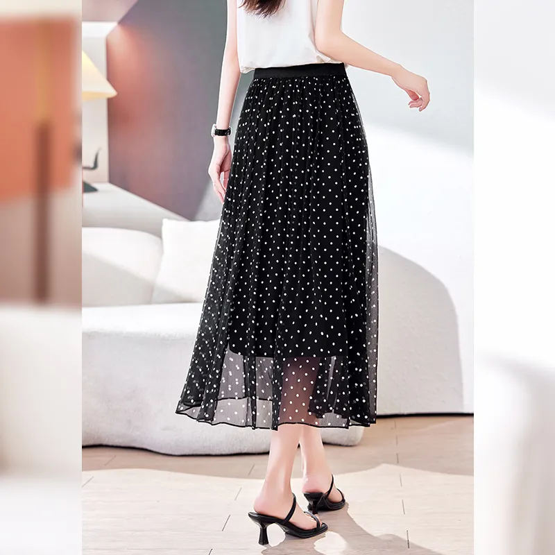 Yi Mengyuan Casual Long Skirt Women's-1