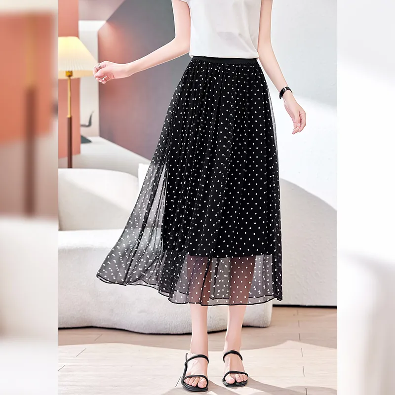 Yi Mengyuan Casual Long Skirt Women's-2
