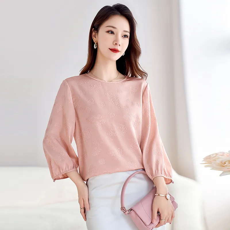 Yi Mengyuan Silk T shirt Women's-2