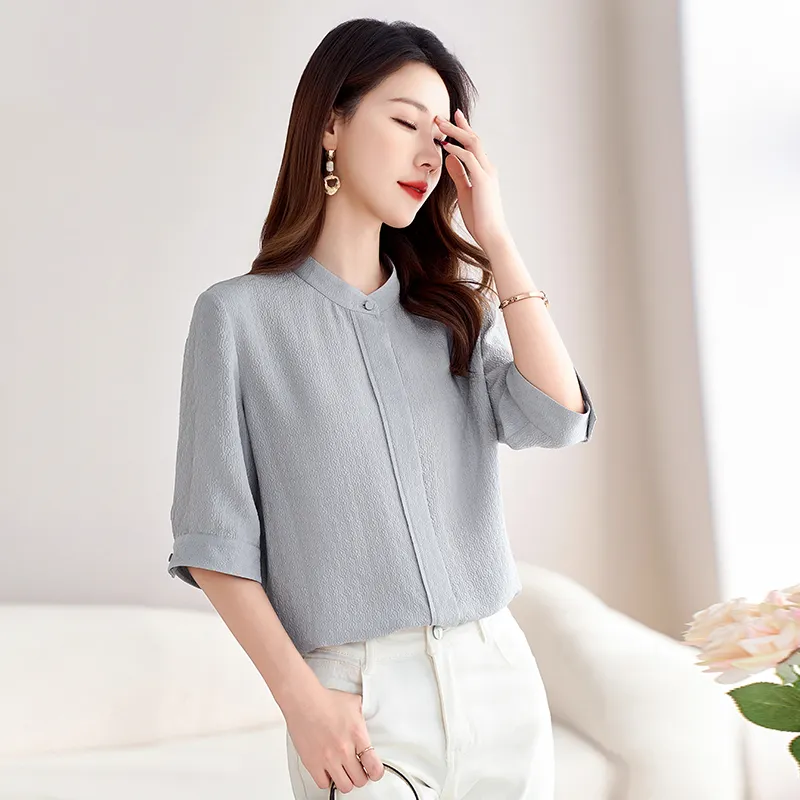 Yi Mengyuan T Shirts Women's Premium Gray-2
